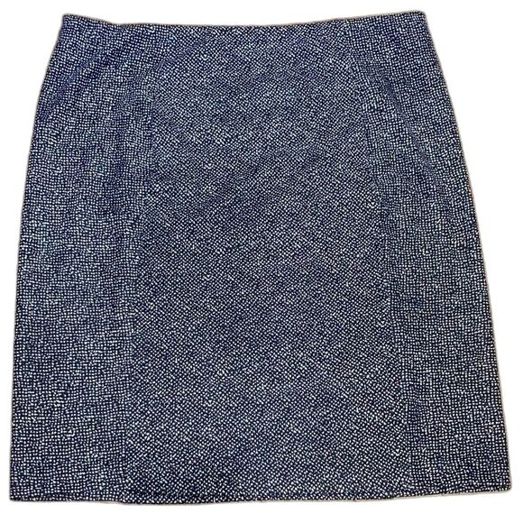 COVINGTON Career Professional Dress Skirt Stretch Gray with White Flecks Large - Picture 3 of 10